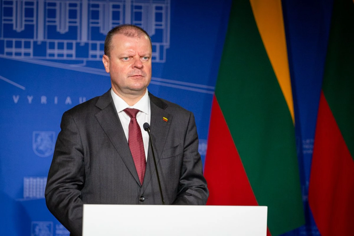 Lietuvos ministras pirmininkas Saulius Skvernelis. Dariaus Janučio (LRVK) nuotr.