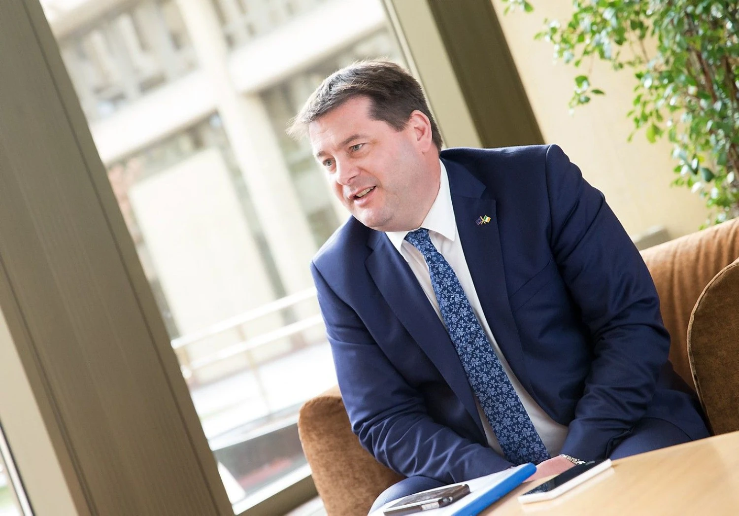 Airijos Europos reikalų valstybės ministras Dara Murphy. Juditos Grigelytės (VŽ) nuotr. 
