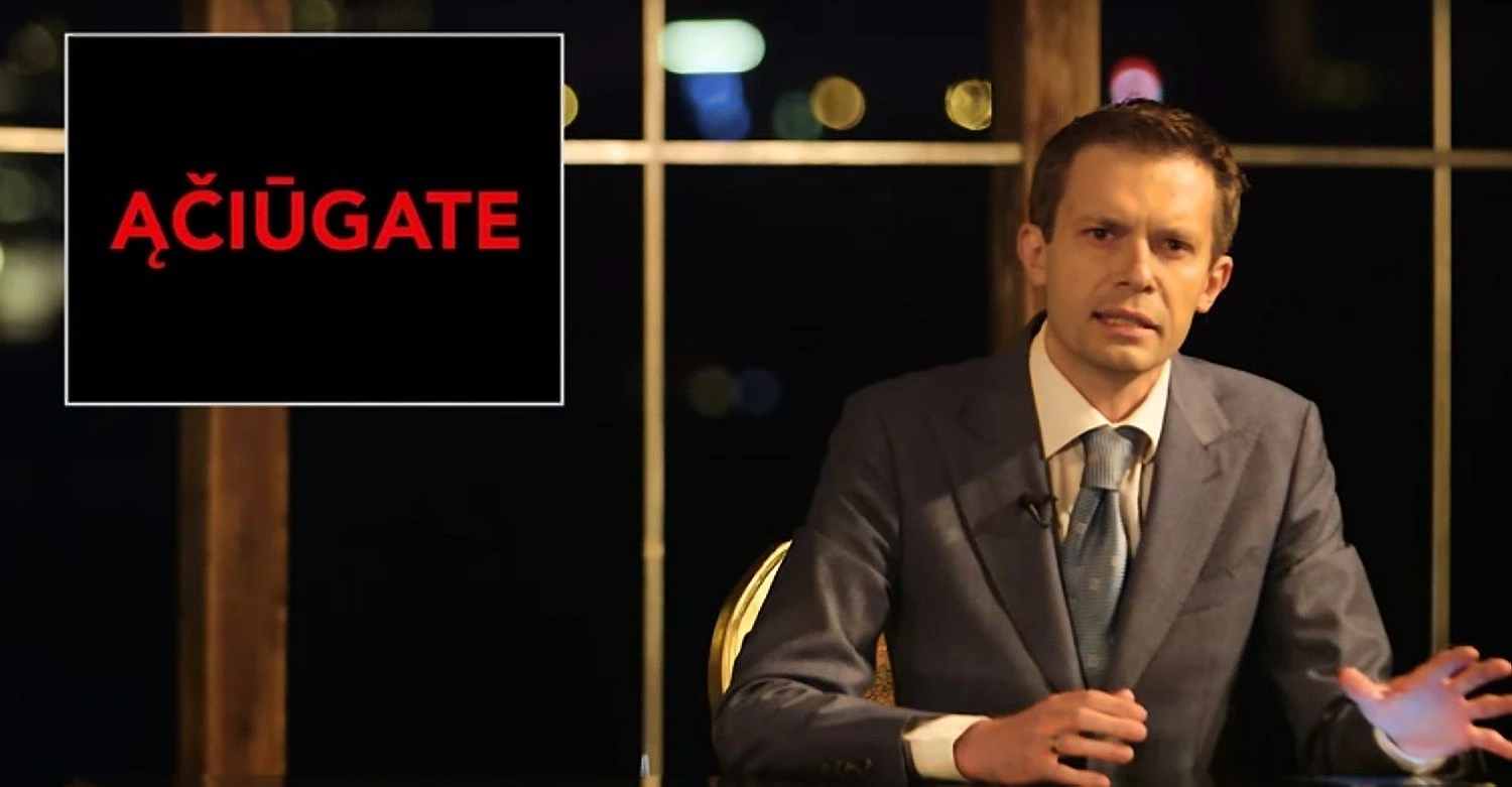 Stop kadras iš „Laisvės TV“ laidos. 