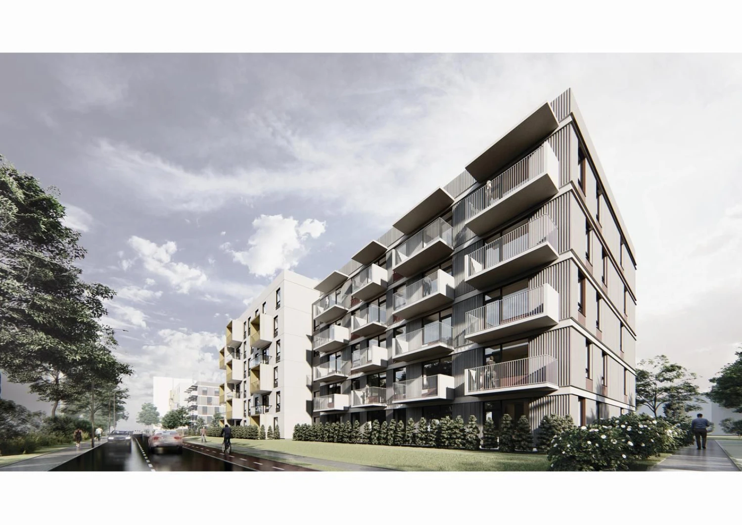 Bendrovės vizualizacija.