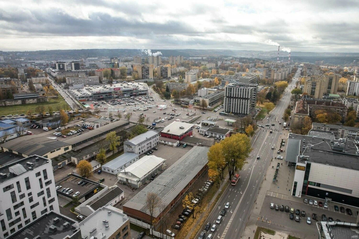 Vilniaus miesto panorama. Naujamiestis. Juditos Grigelytės (VŽ) nuotr.