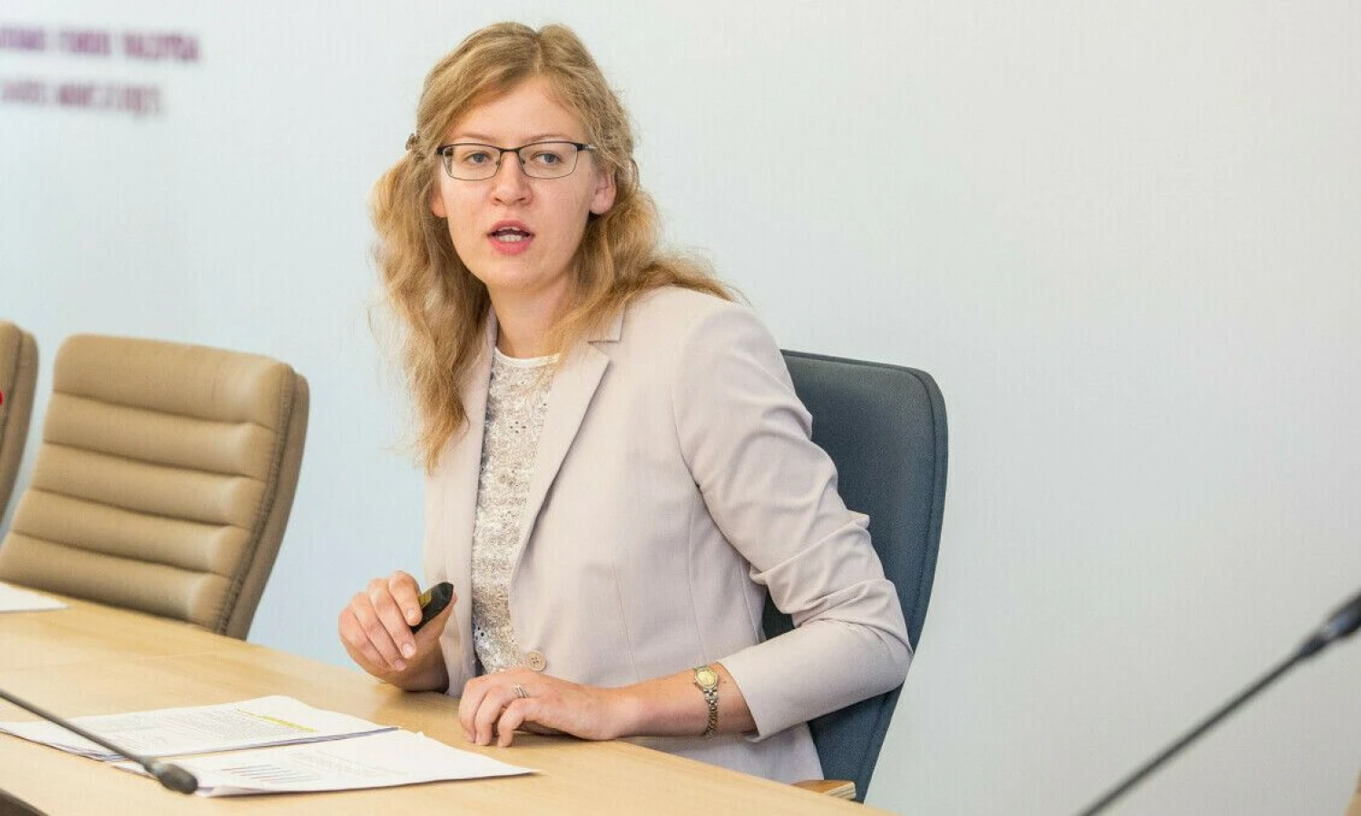 Kristina Zitikytė, „Sodros“ Statistikos, analizės ir prognozės skyriaus patarėja. Juliaus Kalinsko (BNS / „Scanpix“) nuotr.