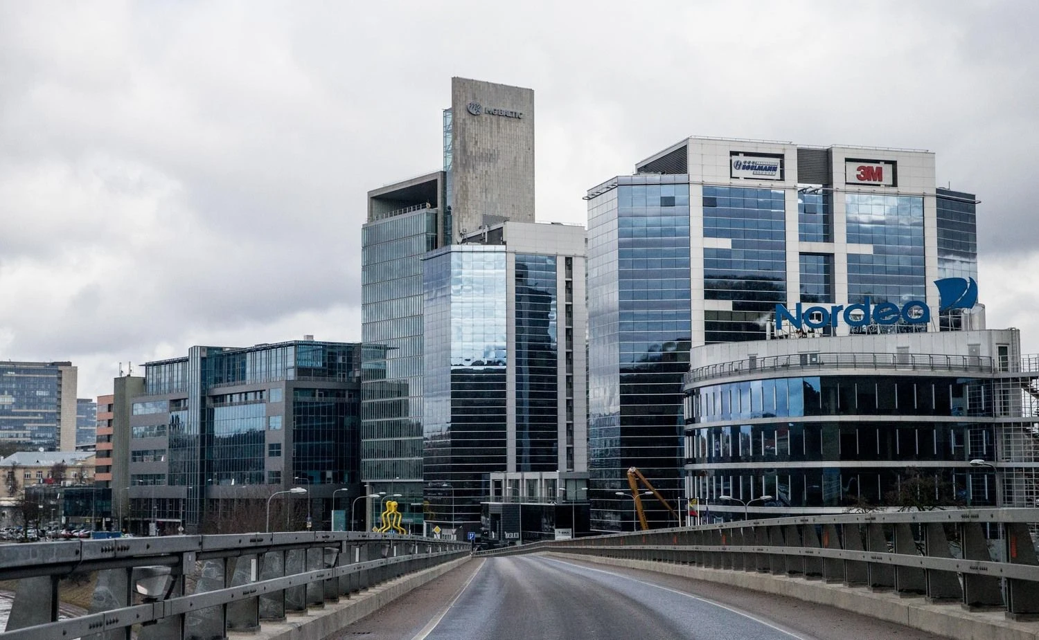 Verslo biurų kompleksas Vilniuje „Verslo trikampis“. Juditos Grigelytės (VŽ) nuotr.