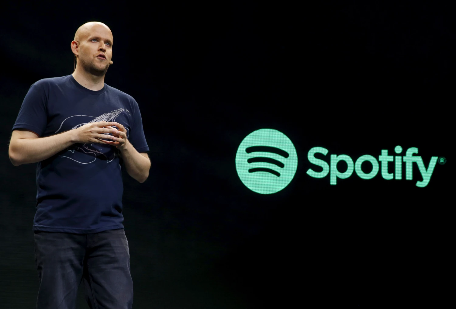 Danielis Ekas, Švedijos bendrovės „Spotify“ įkūrėjas ir vadovas, atmetė kelis riebius pasiūlymus parduoti verslą. Dabar jo bendrovė vertinama 8,5 mlrd. USD. 
ShannonO StapletonO („Reuters“ / „Scanpix“) nuotr.
