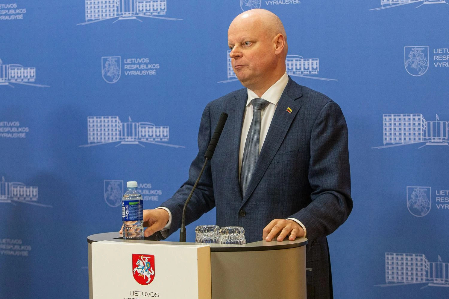 Saulius Skvernelis, Lietuvos ministras pirmininkas Vyriausybėje. Vladimiro Ivanovo (VŽ) nuotr.