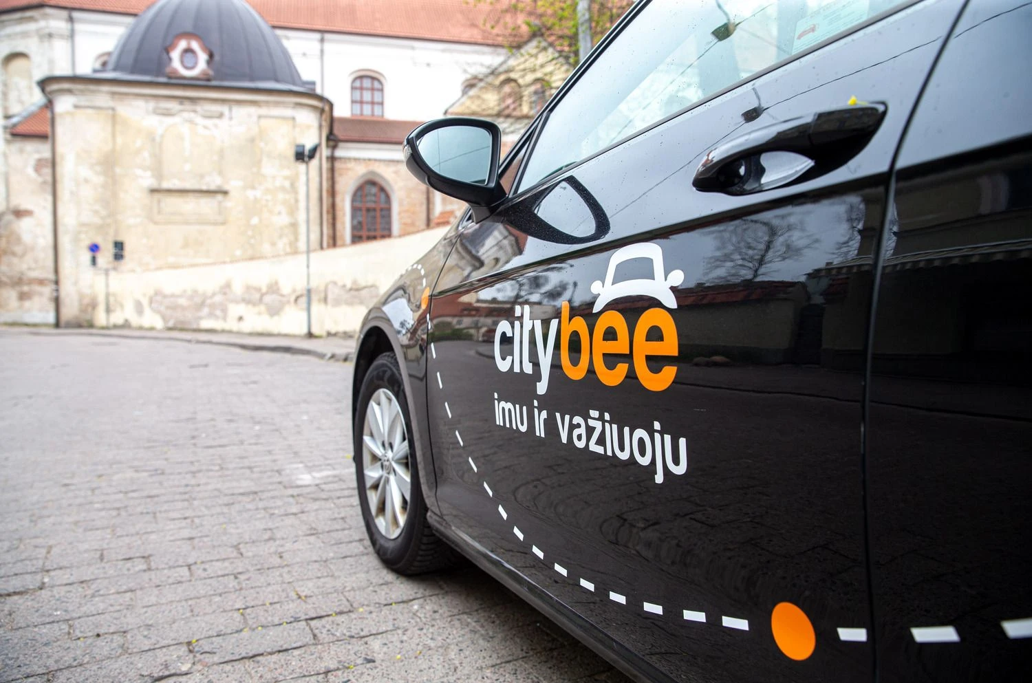 „Citybee“ automobilis. Juditos Grigelytės (VŽ) nuotr.