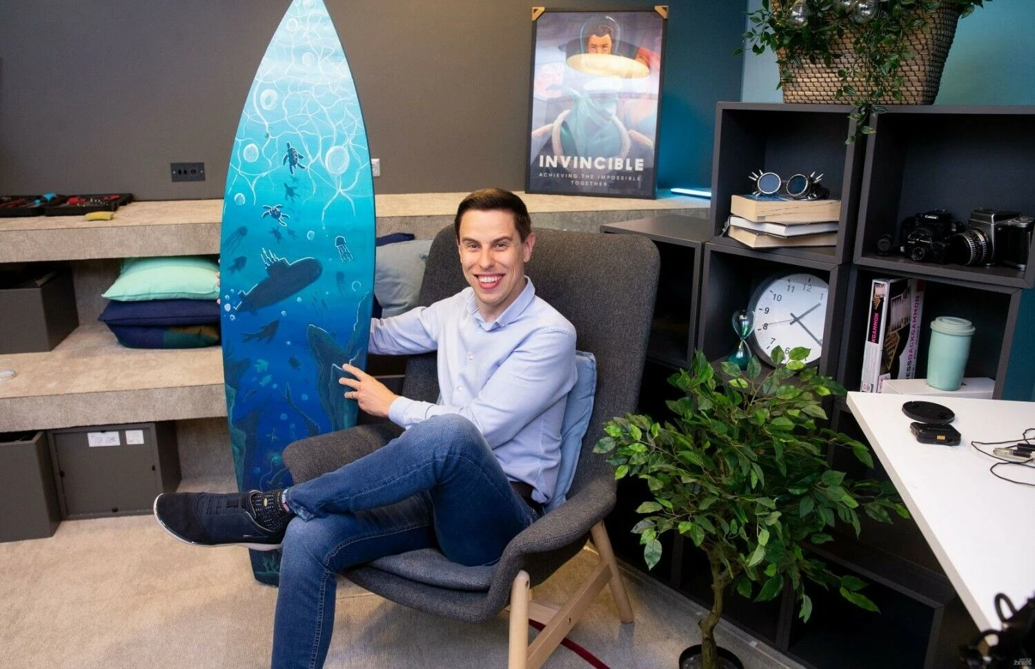 Regimantas Urbanas, „Surfshark“ rinkodaros vadovas. Juditos Grigelytės (VŽ) nuotr.