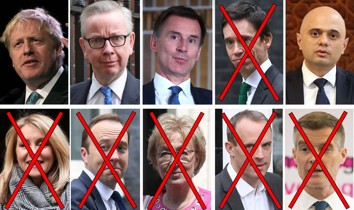 Iš kovos traukiasi Rory Stewartas (pirmoje eilėje ketvirtas iš kairės). „PA Pictures“ / „Scanpix“ koliažas.