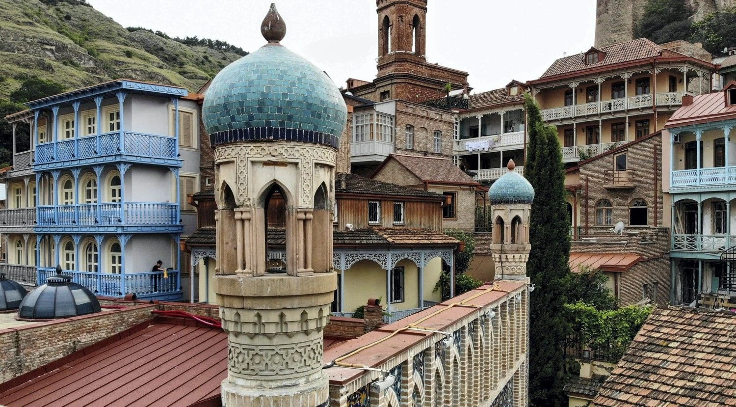 Tbilisio senamiestis. Vano Shlamov (AFP/Scanpix) nuotr. 