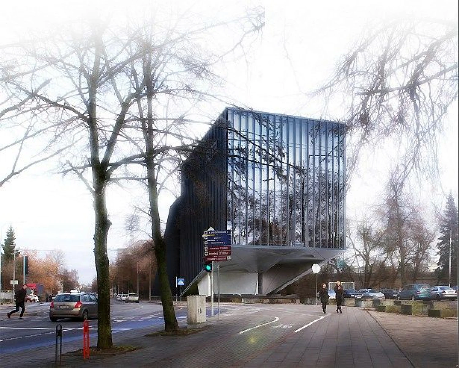 Bendrovės vizualizacija.