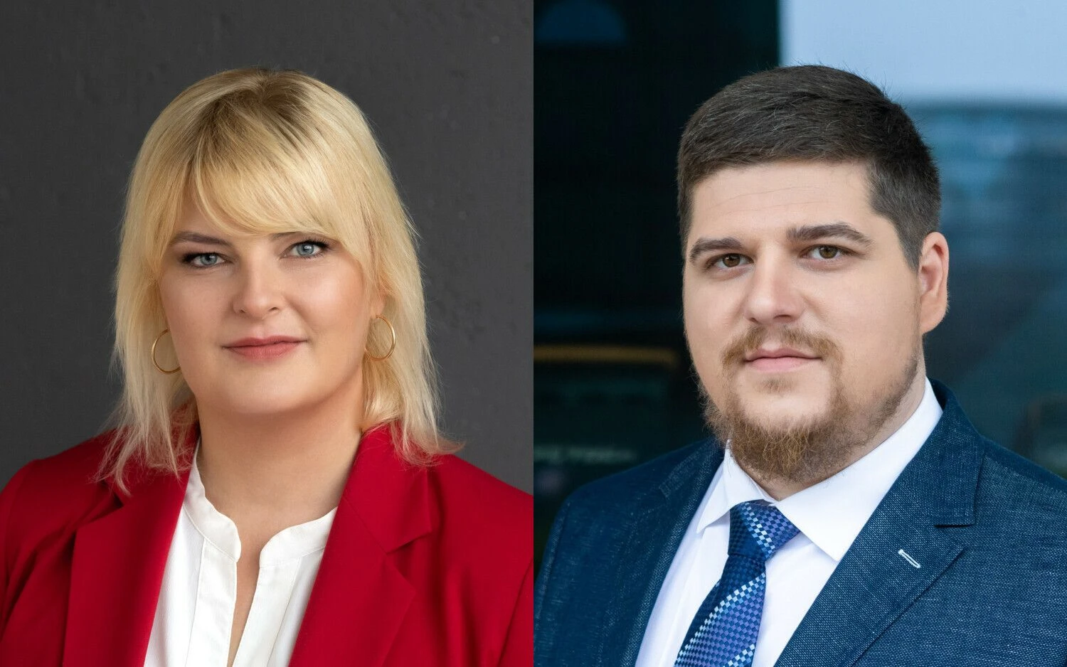 Giedrė Blazgienė, „Mano banko“ vadovė, ir Andrius Popovas, Rizikų valdymo tarnybos vadovas, valdybos nariai. Įmonės nuotr.