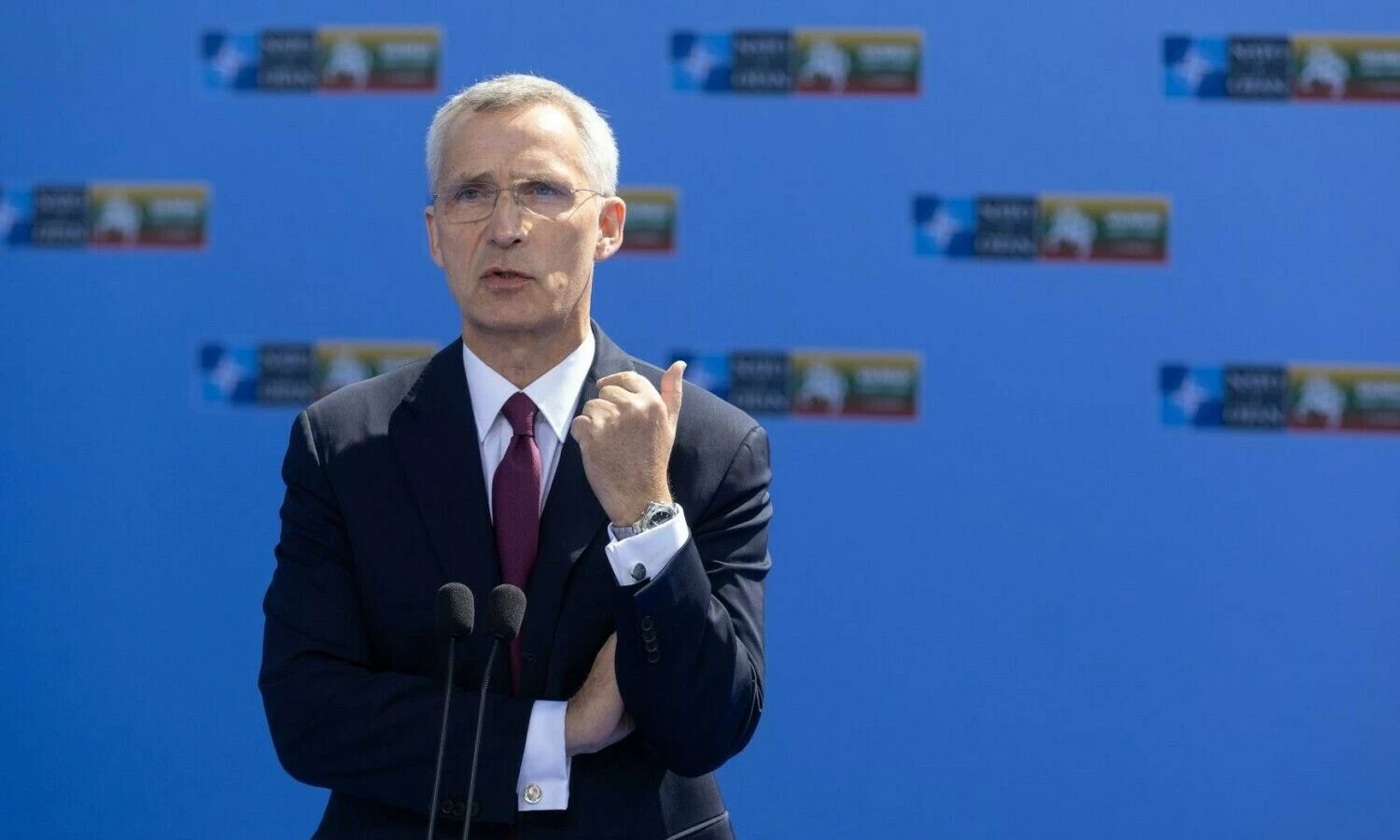 Jensas Stoltenbergas, NATO generalinis sekretorius. Juditos Grigelytės (VŽ) nuotr.