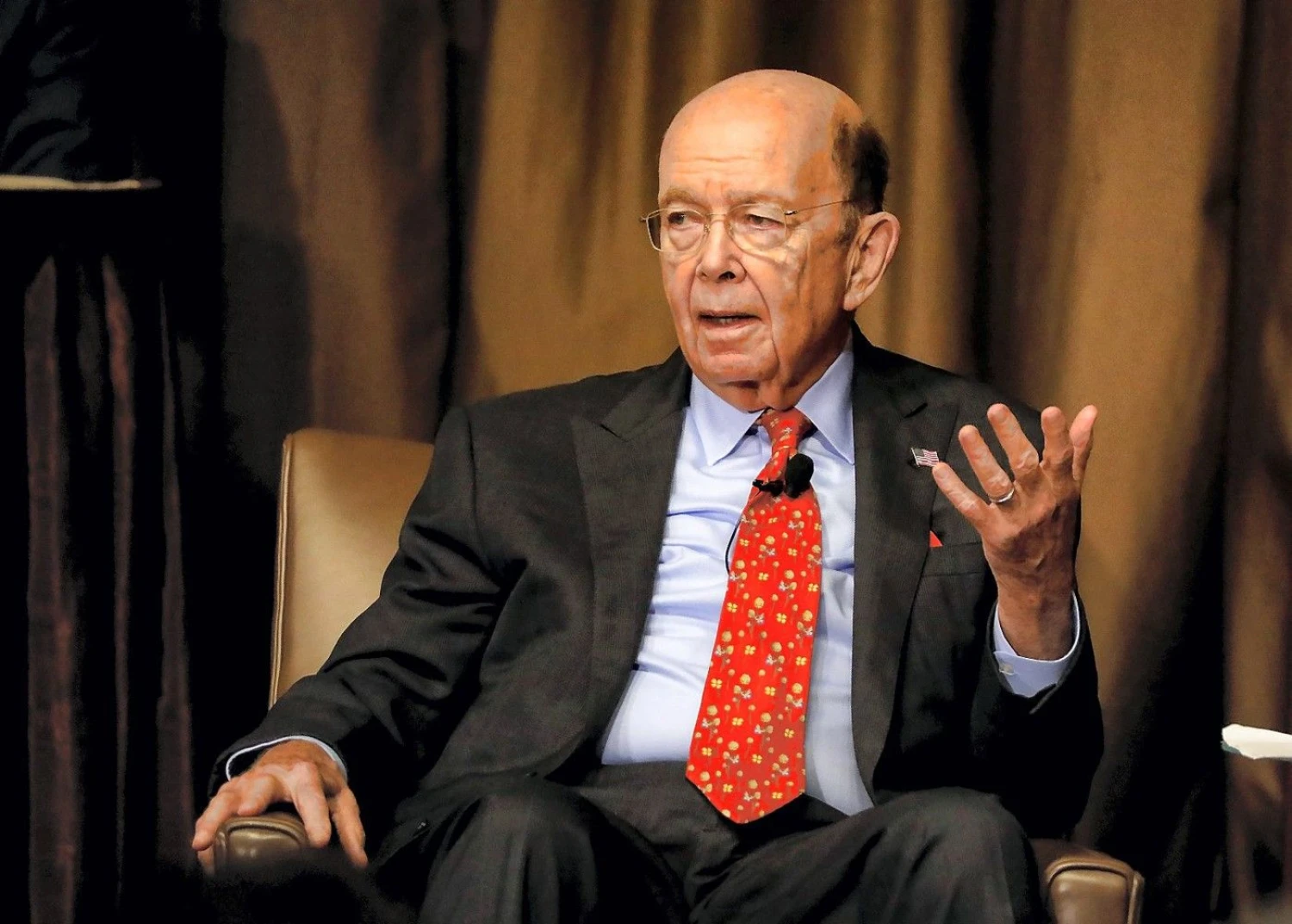 Wilburas Rossas, JAV komercijos sekretorius. Brendano McDermido (Reuters / Scanpix) nuotr.