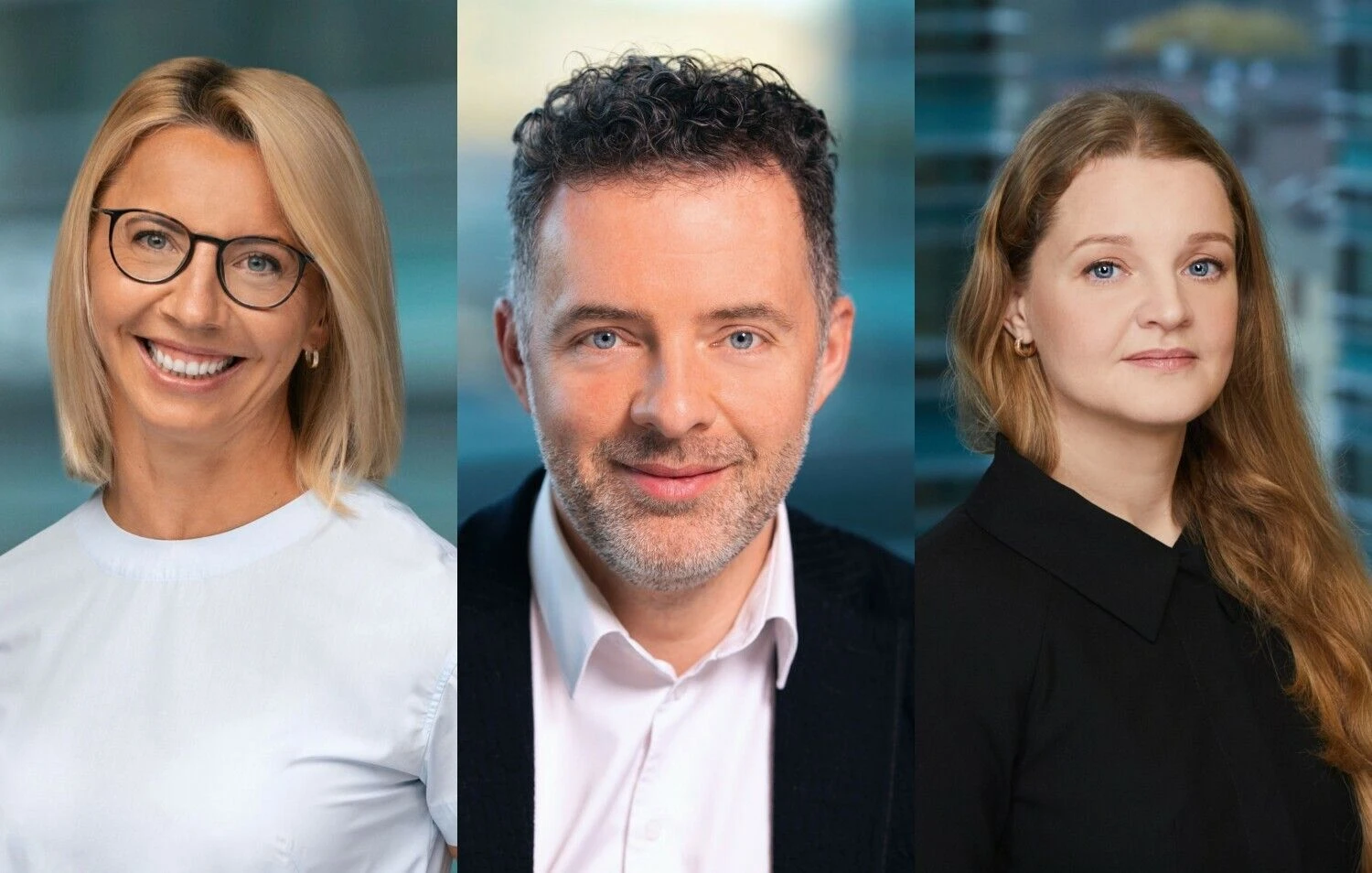 Dalia Augaitė, Marius Brasiūnas, Sandra Bliuvaitė-Šulcienė, advokatų kontoros „TGS Baltic“ partneriai. VŽ koliažas.