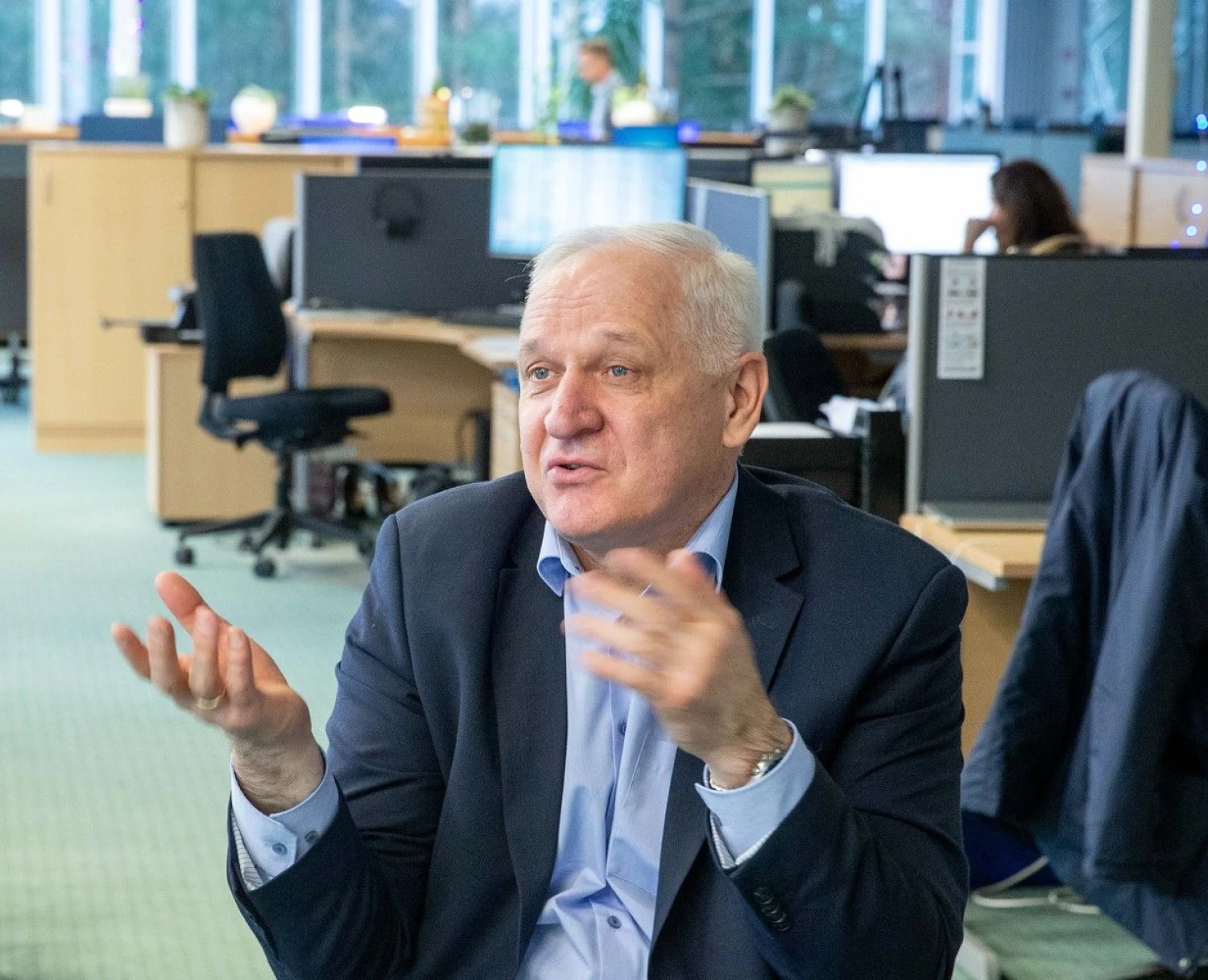 Sigitas Žvirblis, UAB „Intersurgical“ generalinis direktorius. Juditos Grigelytės (VŽ) nuotr.