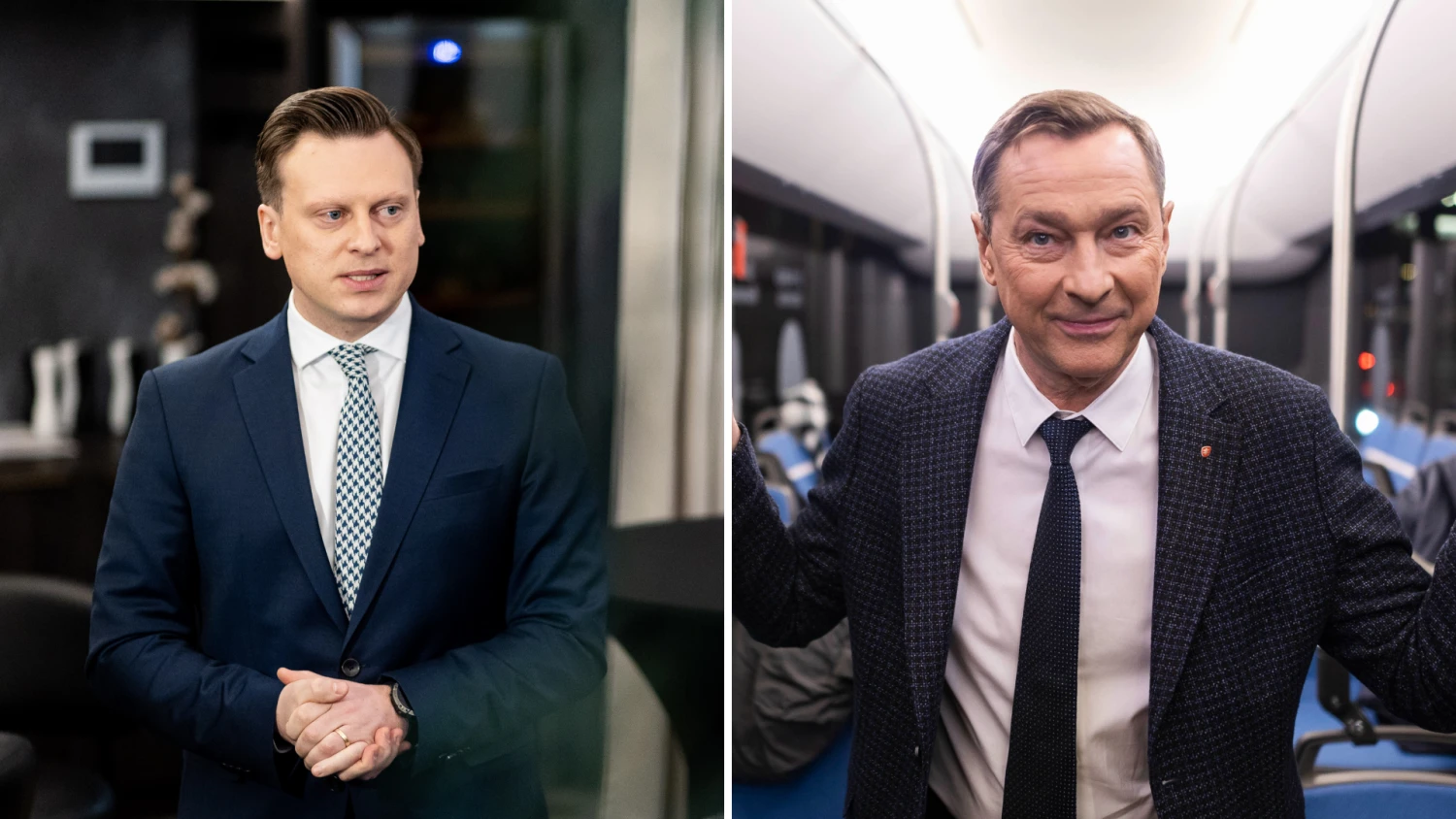 Valdas Benkunskas ir Artūras Zuokas. Žygimanto Gedvilos (BNS), Irmanto Gelūno (BNS) nuotr.