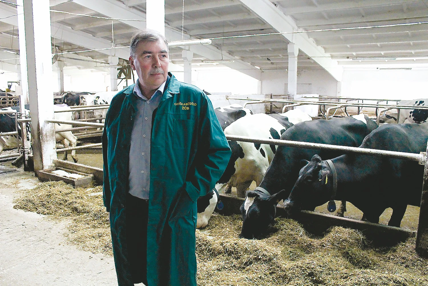 Petras Puskunigis, Griškabūdžio žemės ūkio bendrovės vadovas: „Buvome susėdę ir suskaičiavome, kokios yra galimybės imtis vien augalininkystės.“ Mato Miknevičiaus (VŽ) nuotr.