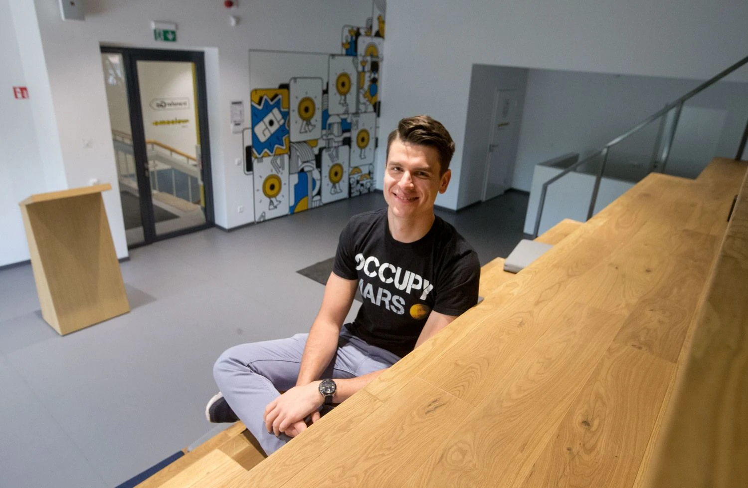 Daumantas Dvilinskas, piniginių perlaidų startuolio „TransferGo“ generalinis direktorius. Juditos Grigelytės (VŽ) nuotr.