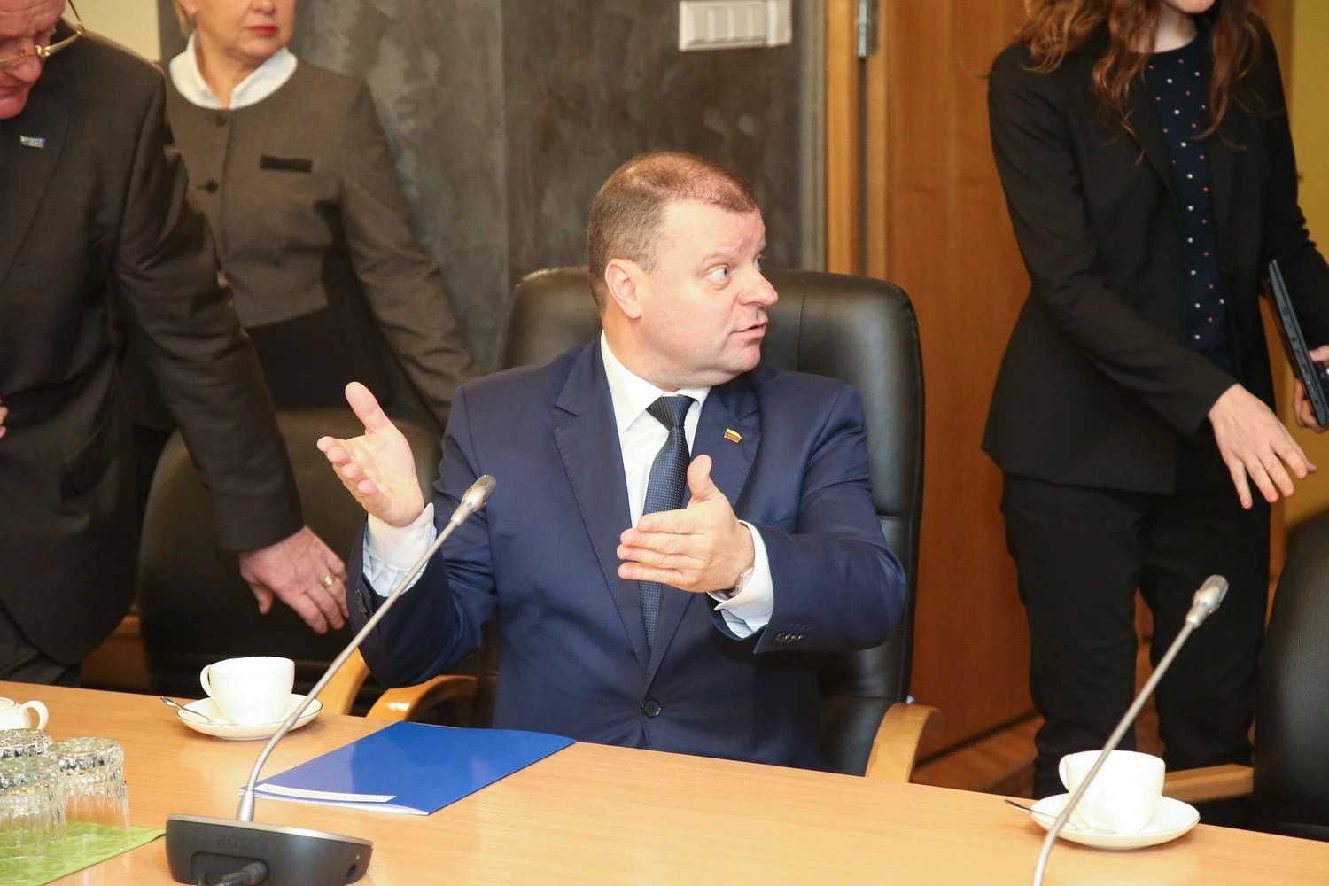 Premjeras Saulius Skvernelis. Vladimiro Ivanovo (VŽ) nuotr.