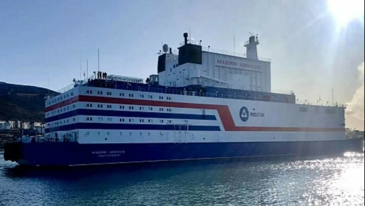 „Akademik Lomonosov“ laivas. „Rosatom“ nuotr.