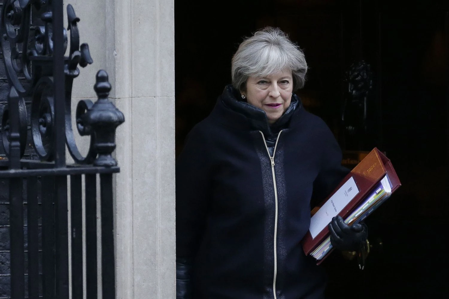 Theresa May, Jungtinės Karalystės premjerė. Timo Irelando (SIPA / „Scanpix“) nuotr.

