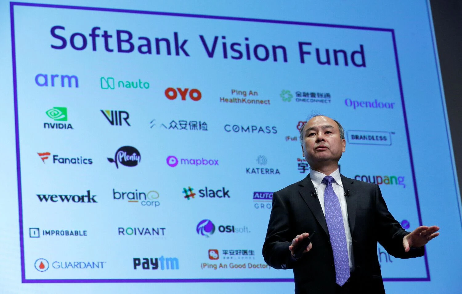 Masayoshi Son, „SoftBank Group“ vadovas. Kimo Kyung Hoono („Reuters“ / „Scanpix“) nuotr.