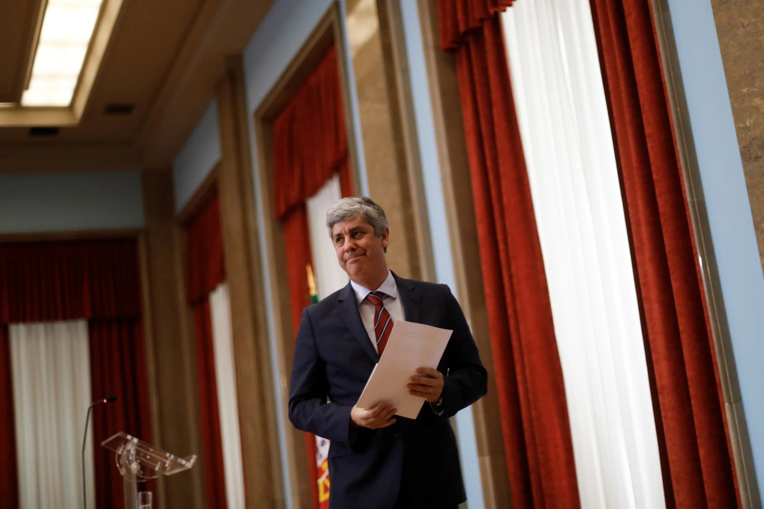 Mario Centeno, Portugalijos finansų ministras. Rafaelio Marchante („Reuters“ / „Scanpix“) nuot