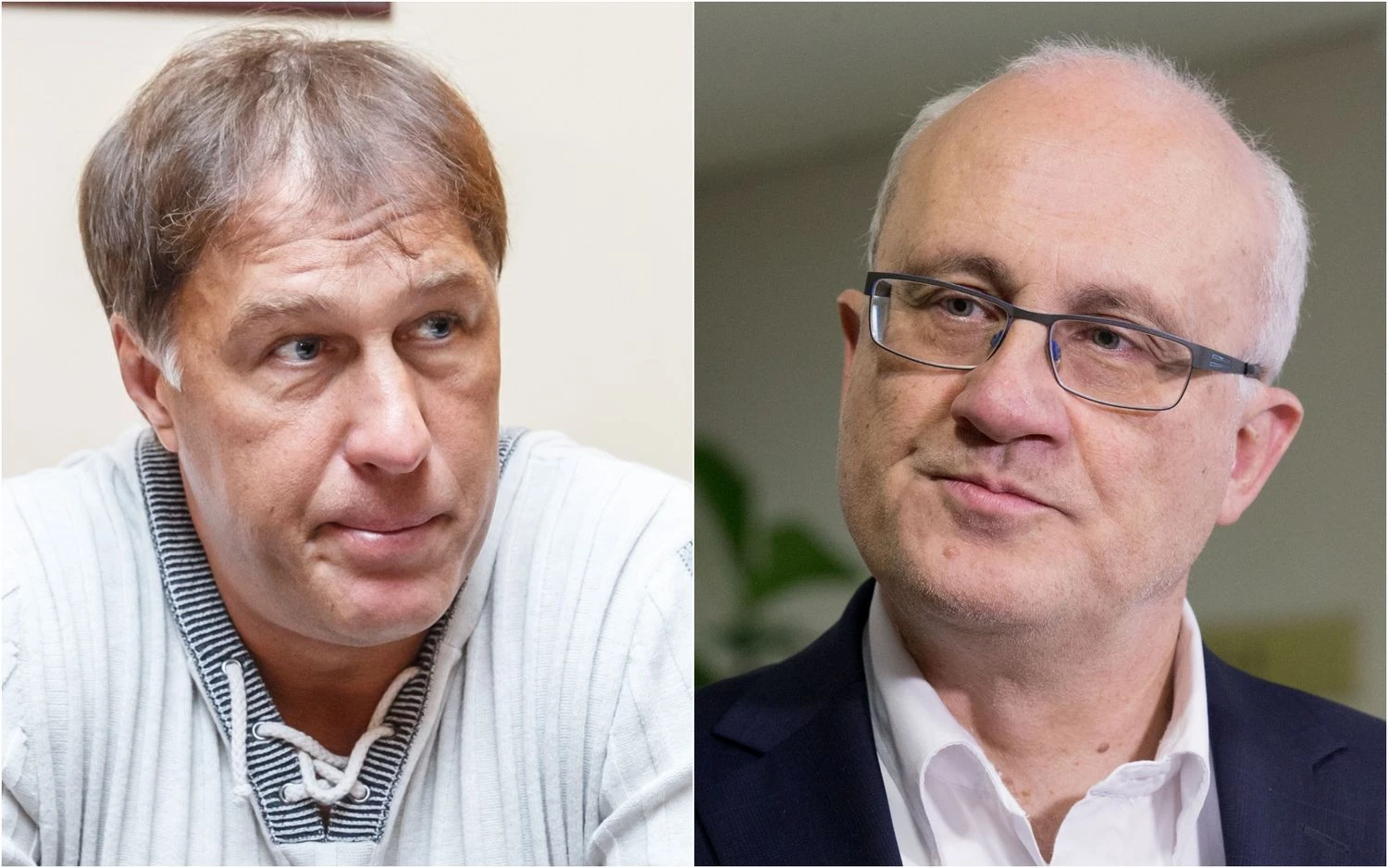 Šarūnas Marčiulionis ir Stasys Jakeliūnas. VŽ montažas