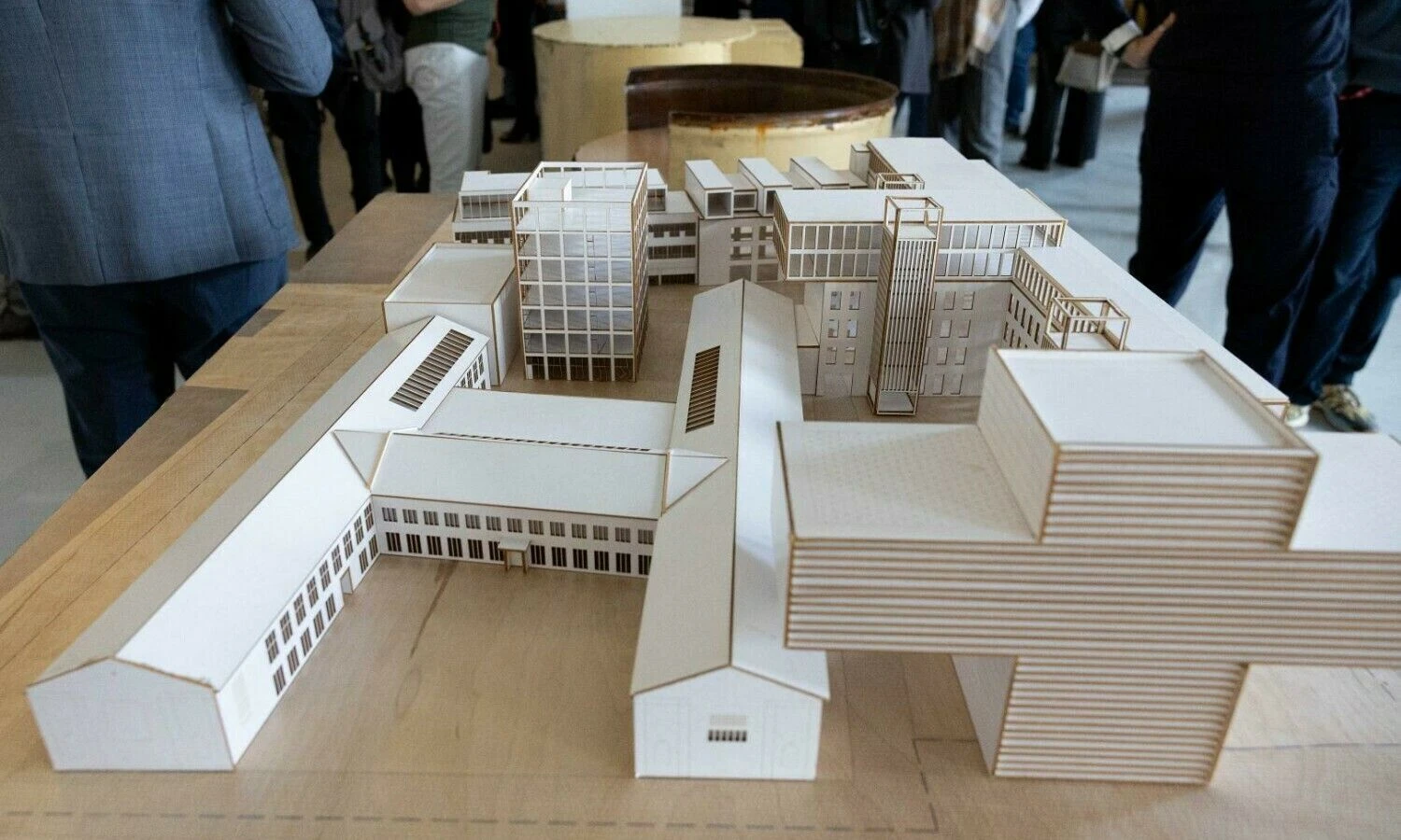 Projekto, plėtojamo buvusio „Lelijos“ siuvimo fabriko teritorijoje Vilniuje, maketas. Juditos Grigelytės (VŽ) nuotr.