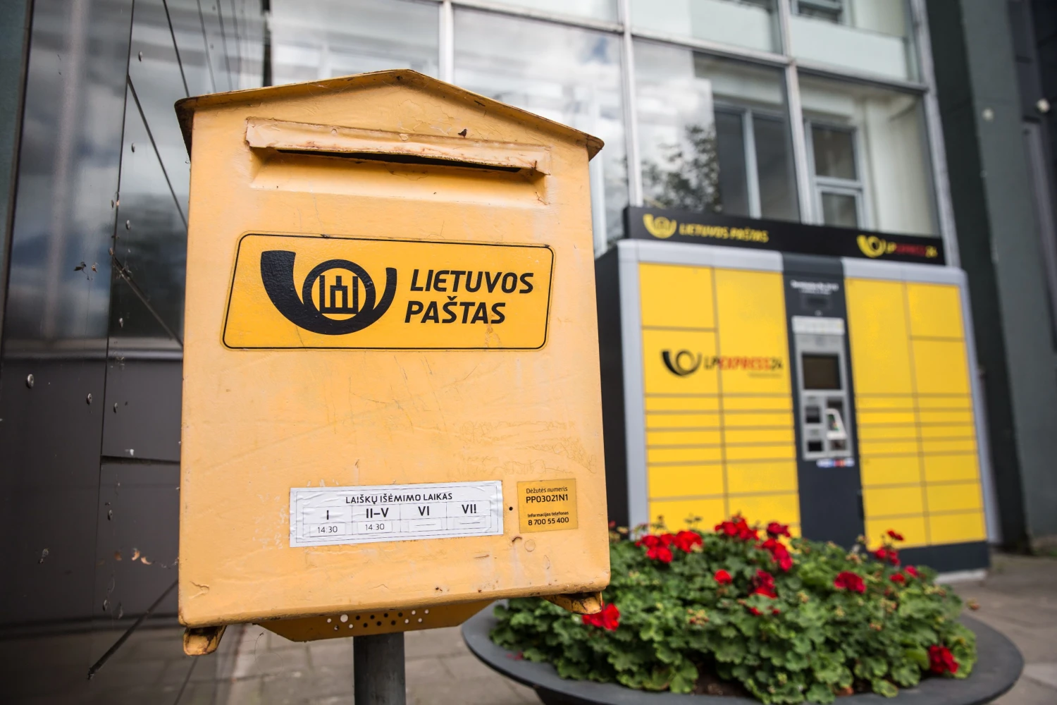 AB Lietuvos paštas dėžutė laiškams. Juditos Grigelytės (VŽ) nuotr.