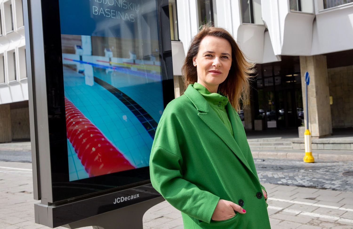 Žaneta Fomova, lauko reklamos UAB „JCDecaux Lietuva“ generalinė direktorė. Juditos Grigelytės (VŽ) nuotr.