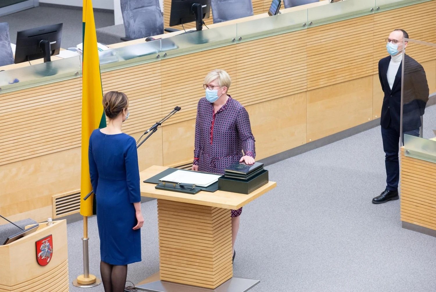 Aštuonioliktos Vyriausybės priesaika Seime. Juditos Grigelytės (VŽ) nuotr.