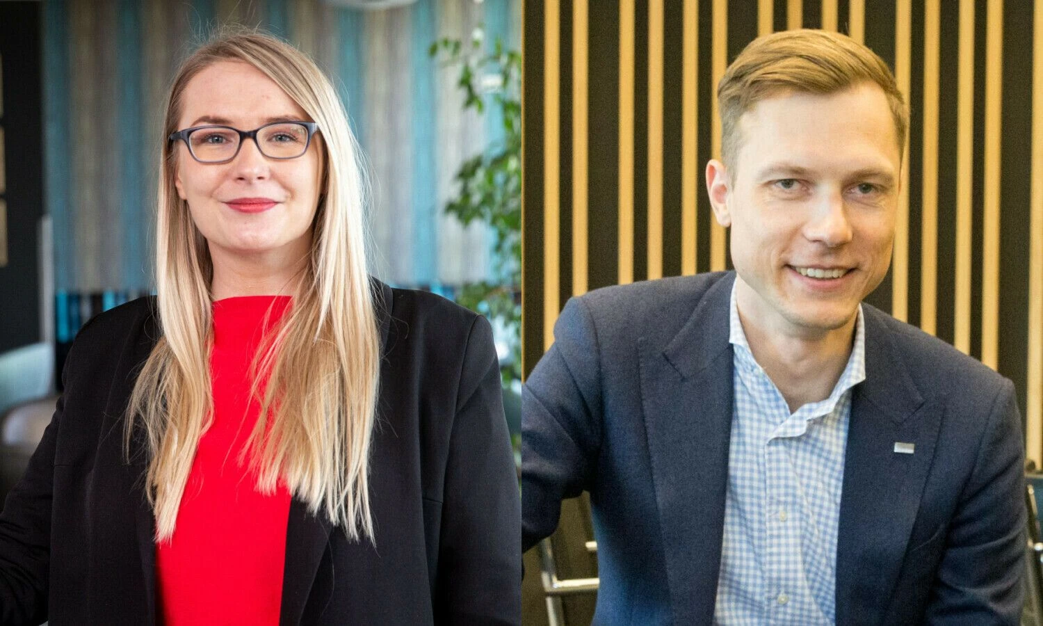 Sandra Jovaišaitė, „Colliers“ tarpininkavimo departamento direktorė, Martynas Babilas, „Newsec“ nuomininkų atstovavimo grupės vadovas. VŽ koliažas.
