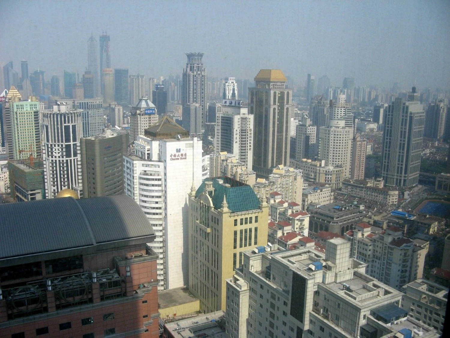 Kinija, Šanchajus. Miesto panorama.Justinos Juršytės nuotr.