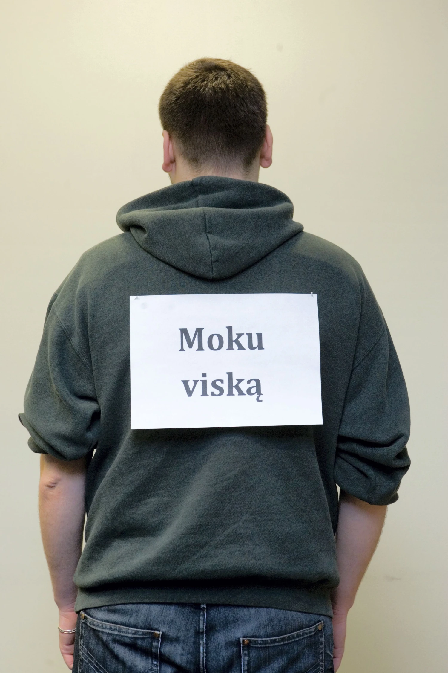 Per gera kandidato nuomonė apie save privalumų neprideda. Vladimiro Ivanovo (VŽ) nuotr.