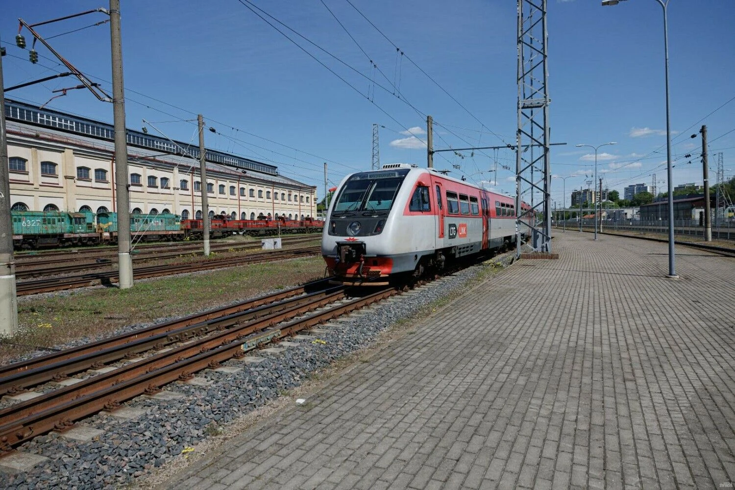 LTG traukinys. Vladimiro Ivanovo (VŽ) nuotr.
