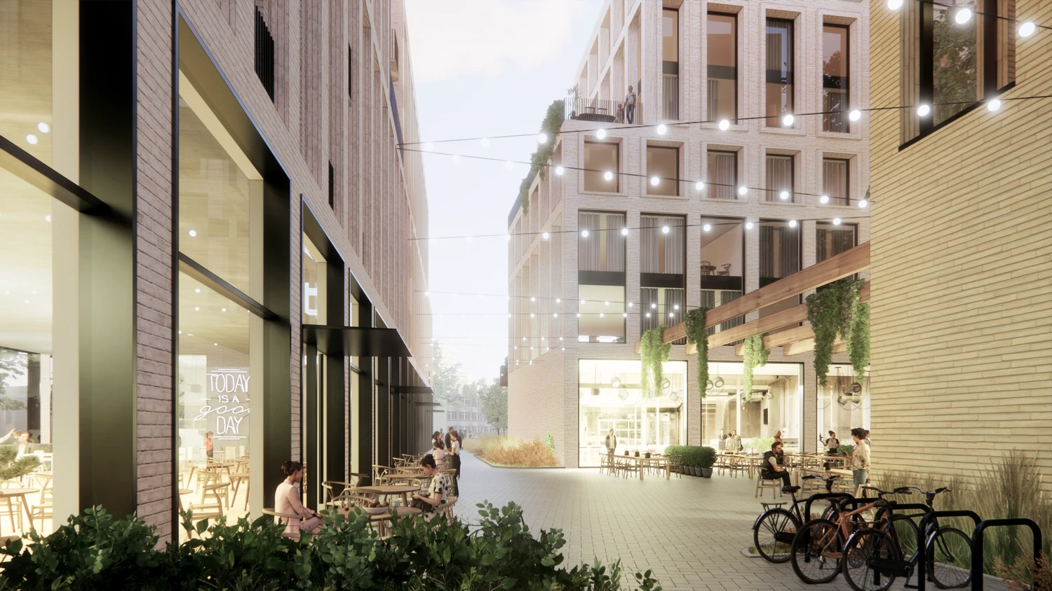 Bendrovės vizualizacija.