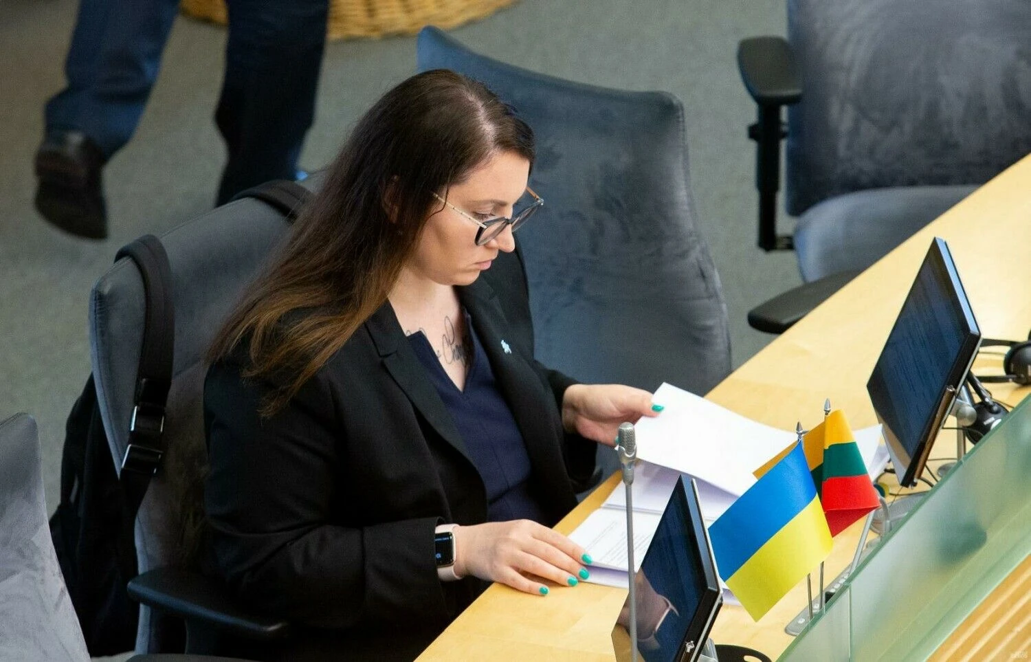 Ewelina Dobrowolska, teisingumo ministrė. Juditos Grigelytės (VŽ) nuotr.