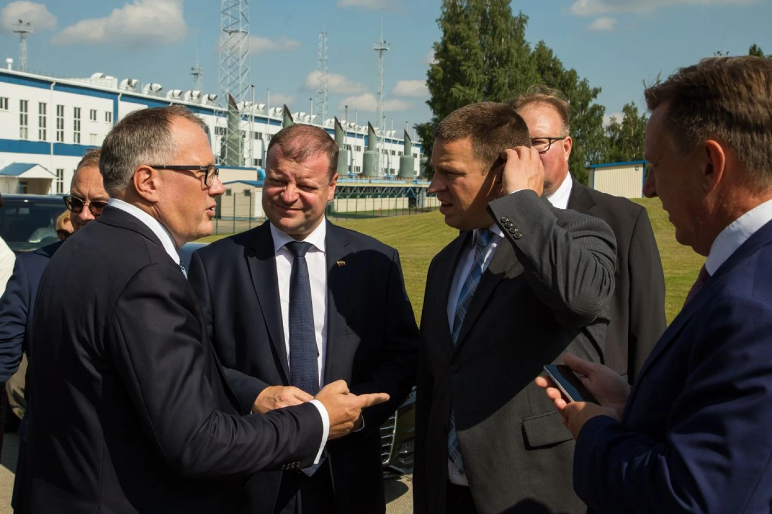 Baltijos šalių premjerų susitikimas Inčukalnyje, Latvijoje. Vyriausybės nuotr.
