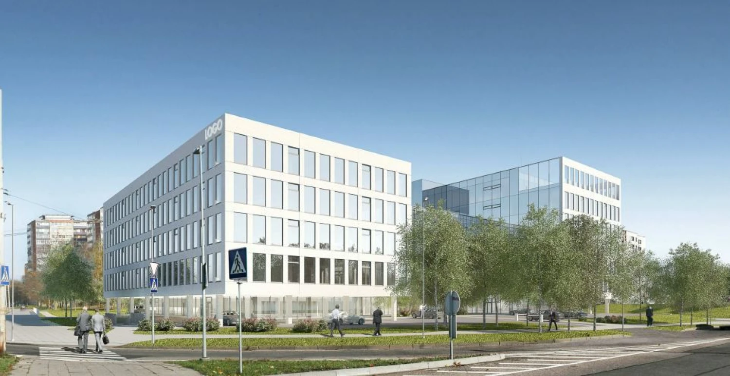 Bendrovės vizualizacija.