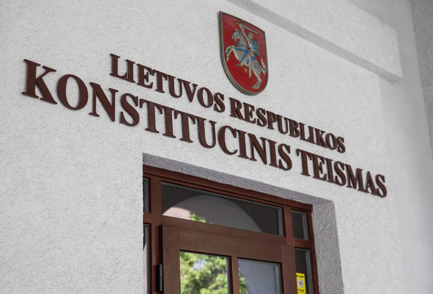 Lietuvos Respublikos Konstitucinio Teismo būstinė Vilniuje. Juditos Grigelytės (VŽ) nuotr.
