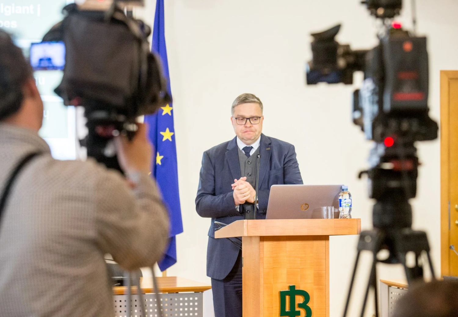 Vitas Vasiliauskas, Lietuvos banko valdybos pirmininkas. Juditos Grigelytės (VŽ) nuotr.