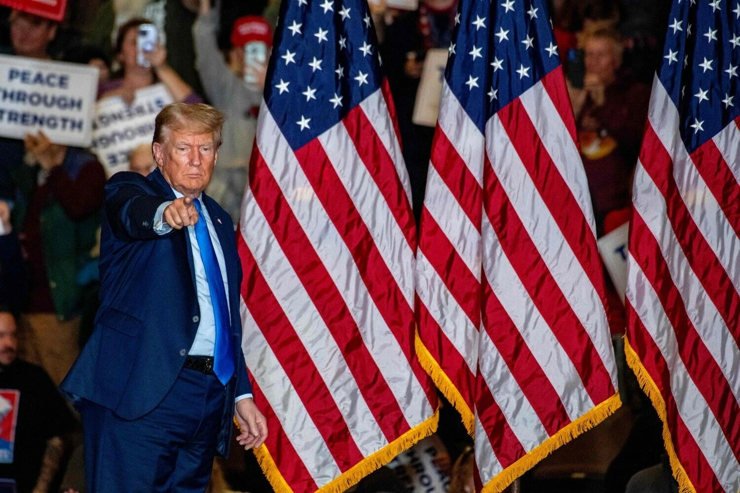 Buvęs JAV prezidentas Donaldas Trumpas. Josepho Prezioso (AFP/„Scanpix“) nuotr.