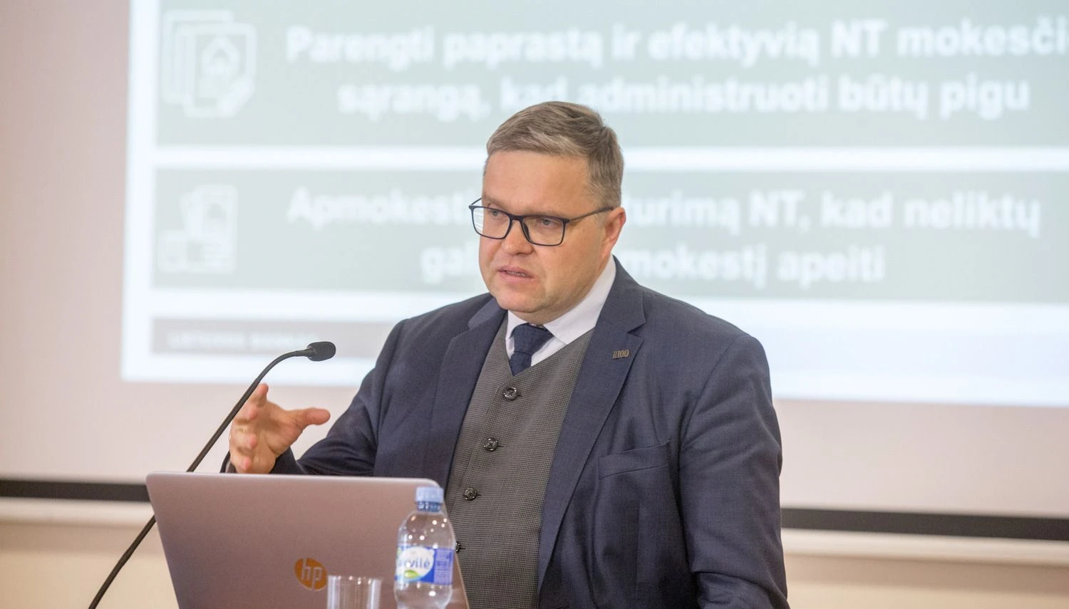 Vitas Vasiliauskas, Lietuvos banko valdybos pirmininkasJuditos Grigelytės (VŽ) nuotr. 