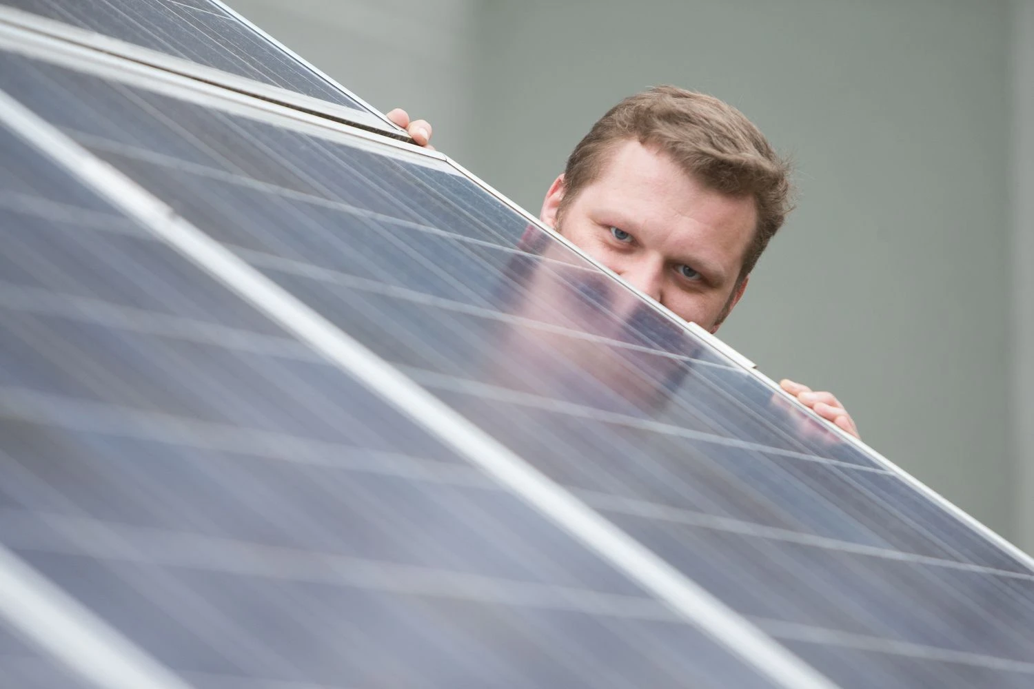 Andrius Karazinas, saulės jėgainių įrengimo UAB „Solet Technics“ direktorius. Juditos Grigelytės (VŽ) nuotr.