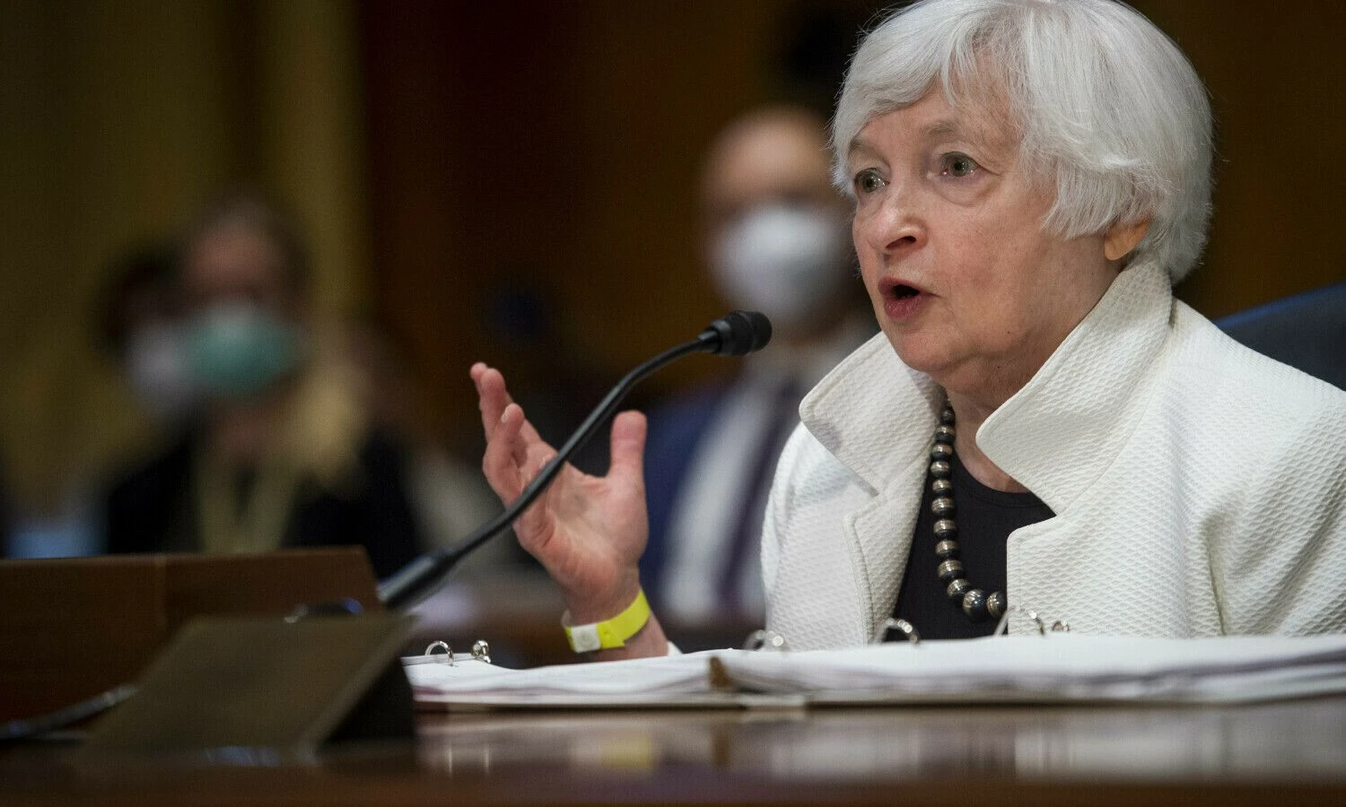 JAV iždo sekretorė Janet Yellen. IMAGO / „MediaPunch“ / „Scanpix“ nuotr.