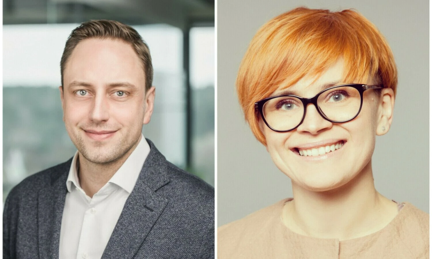 Vaidas Paulauskis (kairėje), Jelena Grišina (dešinėje). Įmonės nuotr.