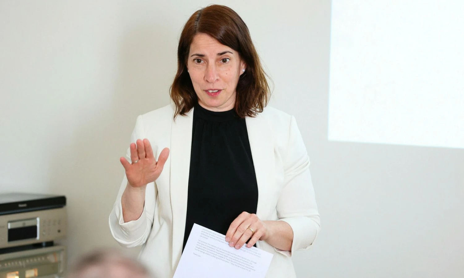 Izraelio ambasadorė Lietuvoje Hadas Wittenberg Silverstein. Teodoro Biliūno (BNS) nuotr.