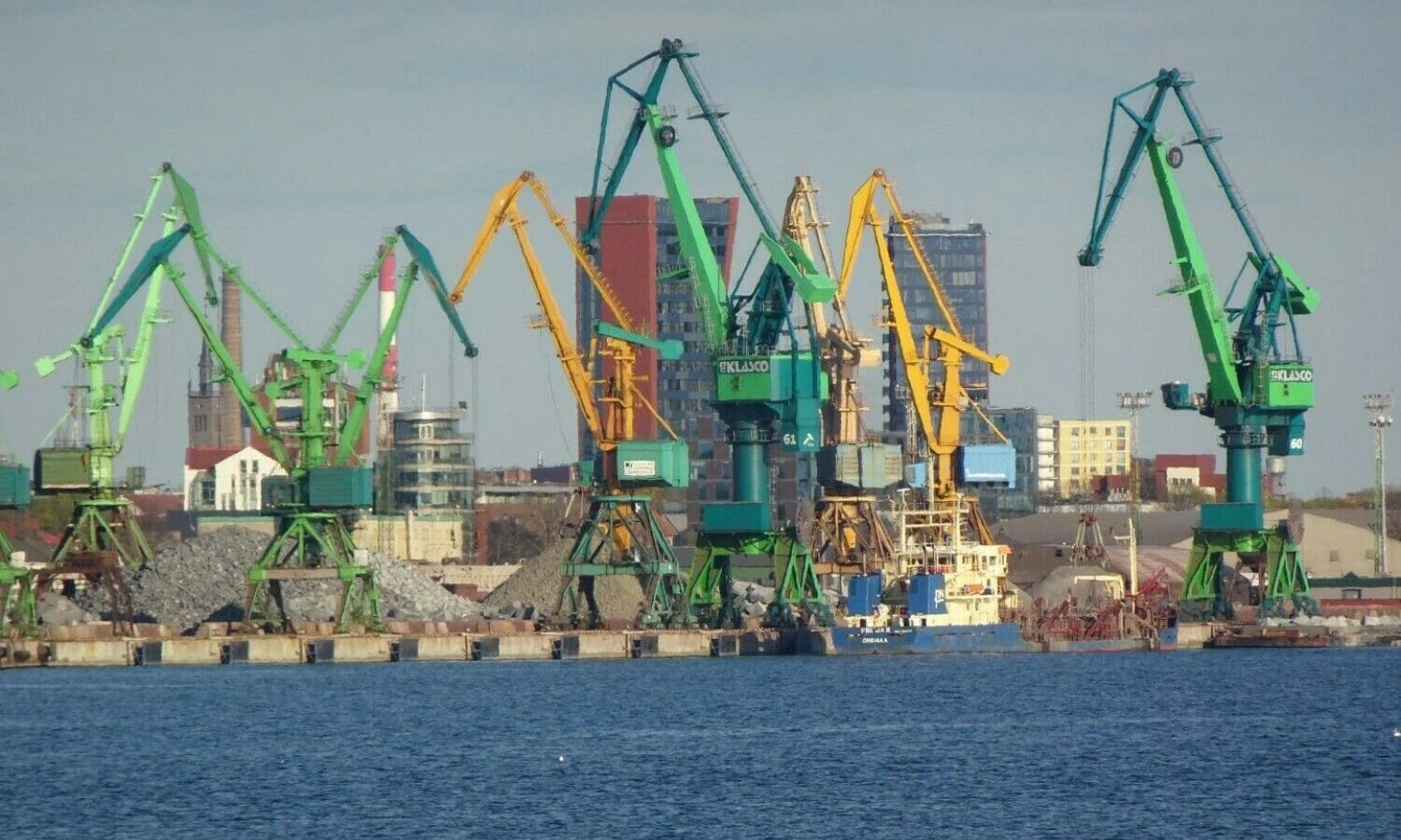 „Klasco“ terminalas Klaipėdos uoste. Lino Butkaus (VŽ) nuotr.