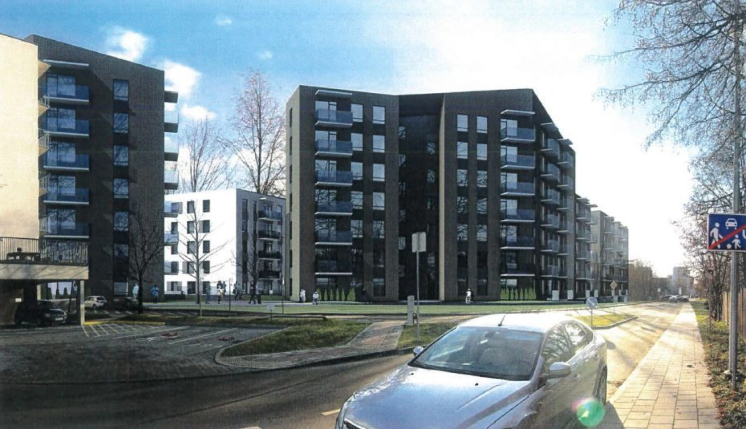 Bendrovės vizualizacija.